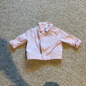 🩷6 for $20🩷 H&M Light Pink Baby Jean Jacket